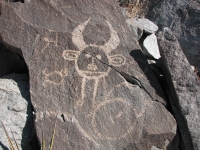 Petroglyphs at Alamo Mountain